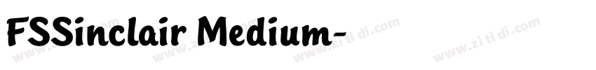 FSSinclair Medium字体转换
